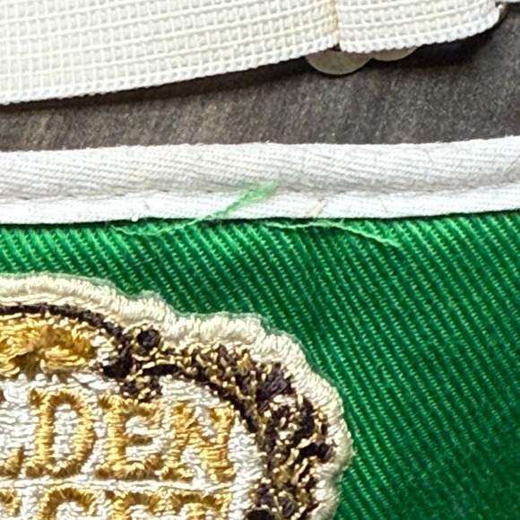 Vintage Golden Nugget Las Vegas Green Visor Adjustable Strap Embroidered Logo - Picture 2 of 5